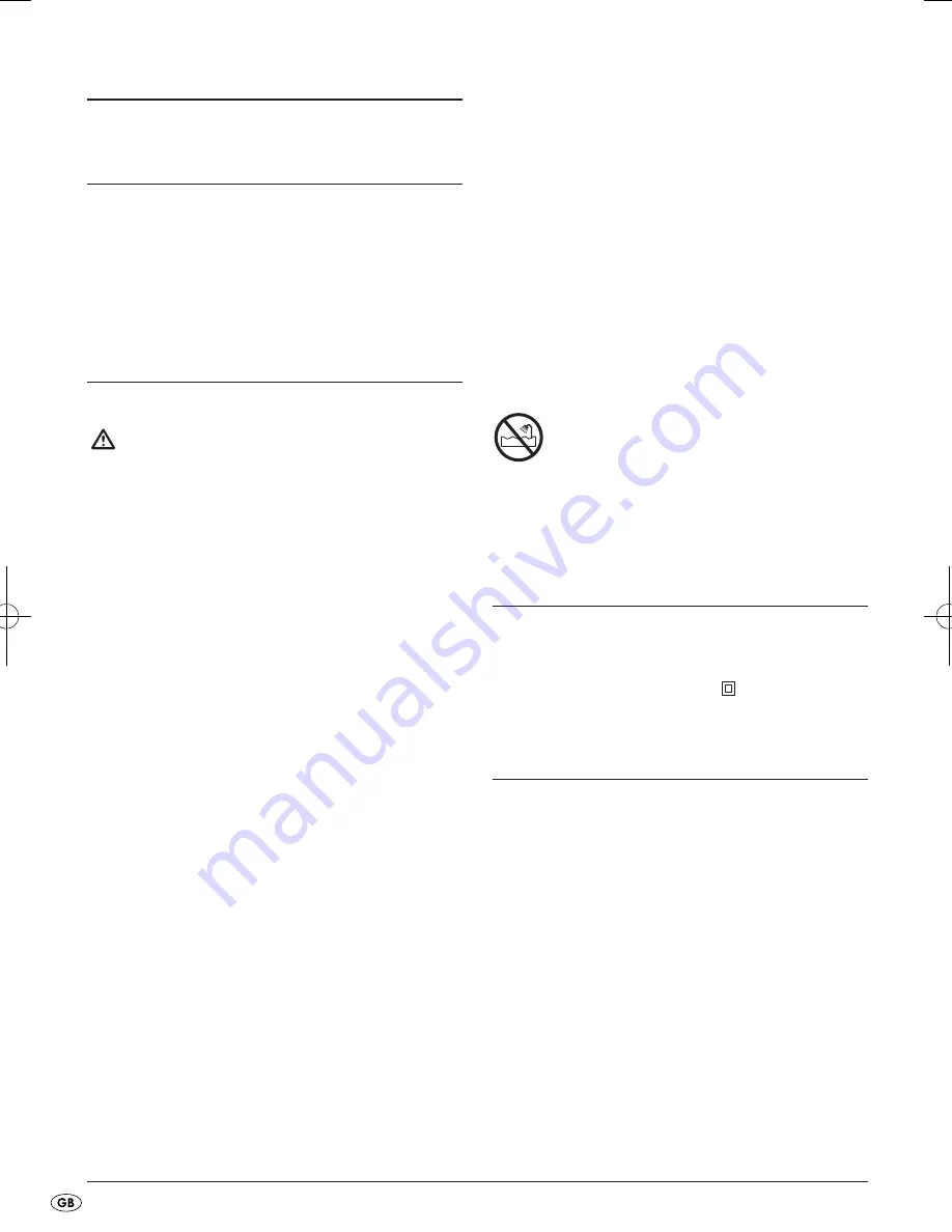 Silvercrest KH 8070 Operating Instructions Manual Download Page 4