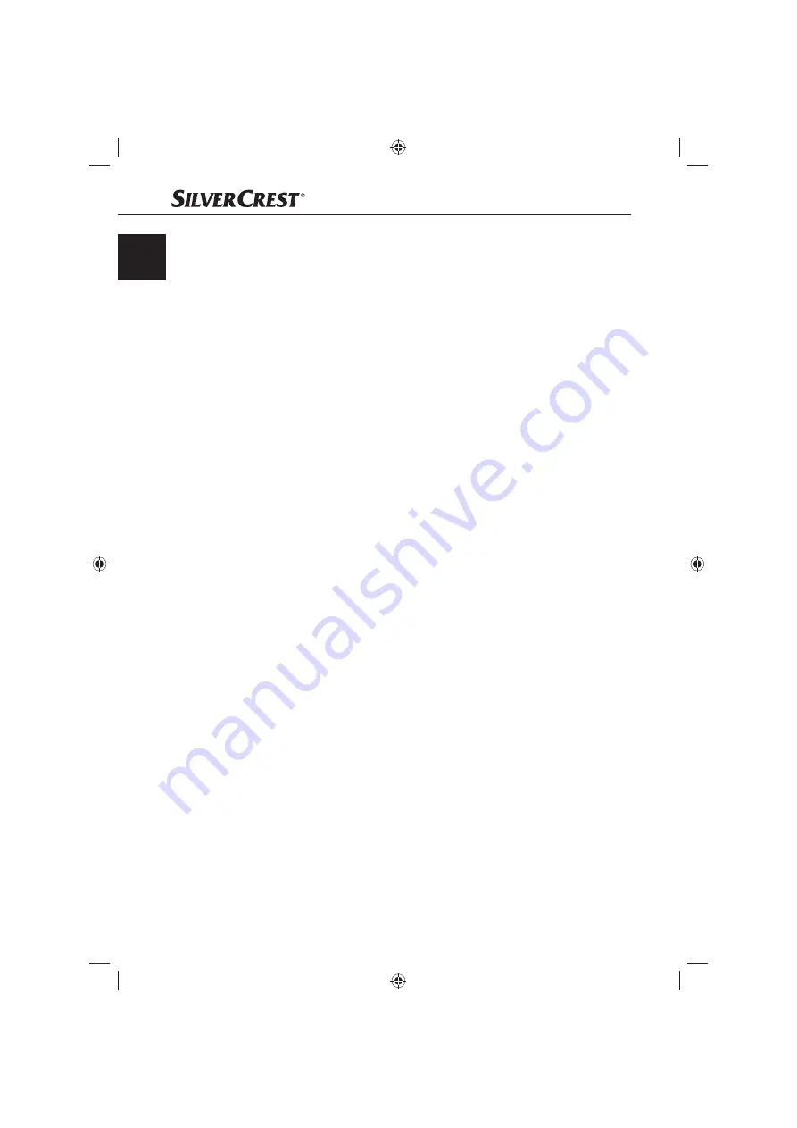 Silvercrest KH809 Operating Instructions Manual Download Page 4