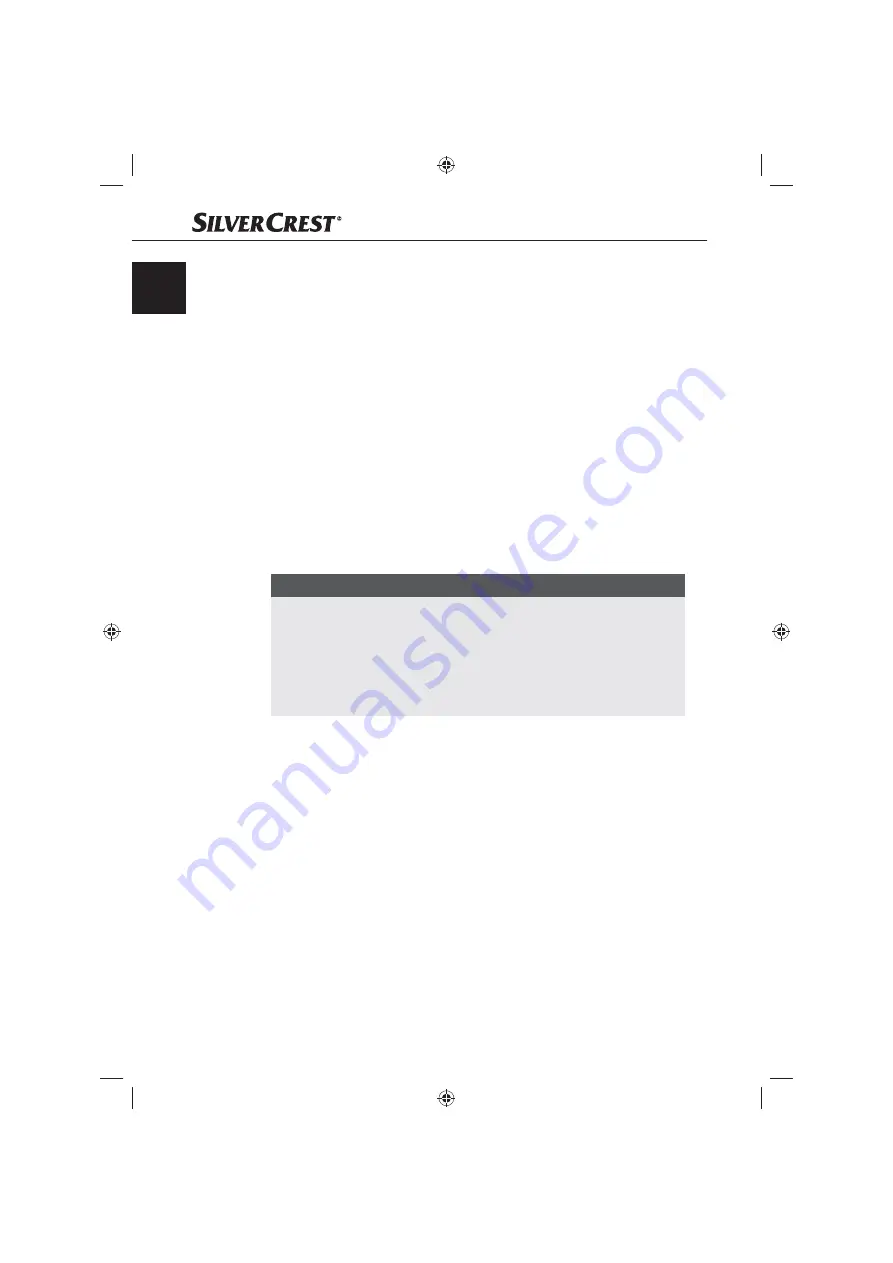 Silvercrest KH809 Operating Instructions Manual Download Page 42