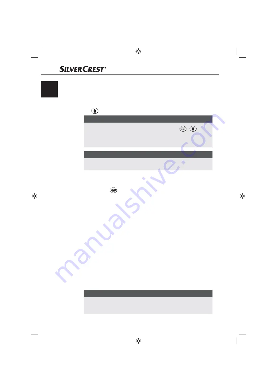 Silvercrest KH809 Operating Instructions Manual Download Page 44