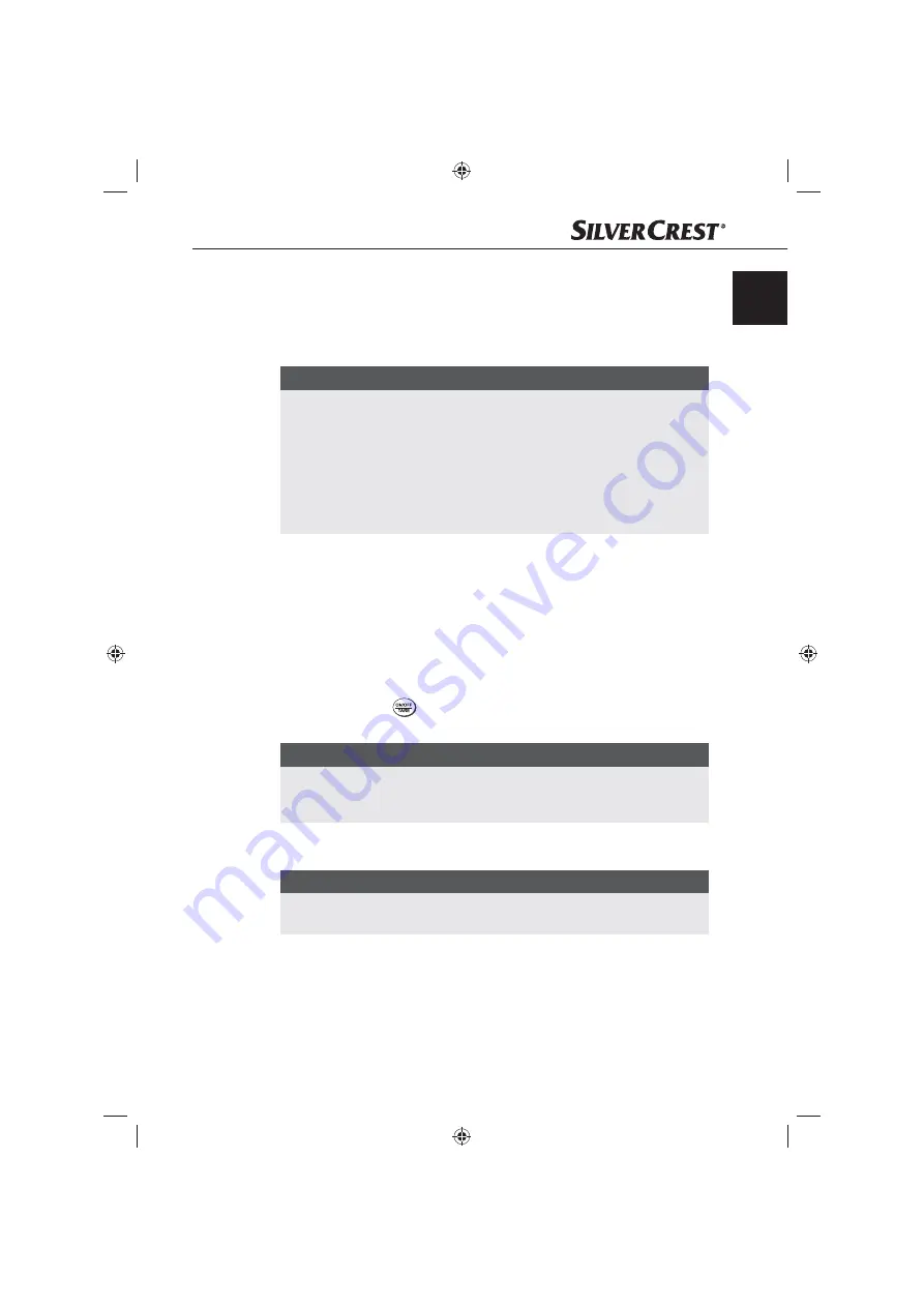 Silvercrest KH809 Operating Instructions Manual Download Page 45