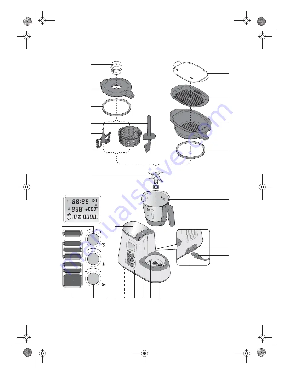 Silvercrest MONSIEUR CUISINE PLUS SKMK 1200 A1 Operating Instructions Manual Download Page 3