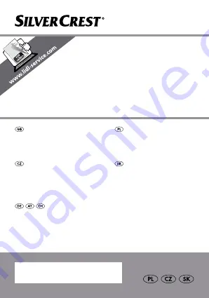 Silvercrest MZ 20-1 FR Operation And Safety Notes Download Page 1