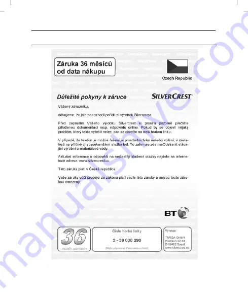 Silvercrest OML807 User Manual And Service Information Download Page 103