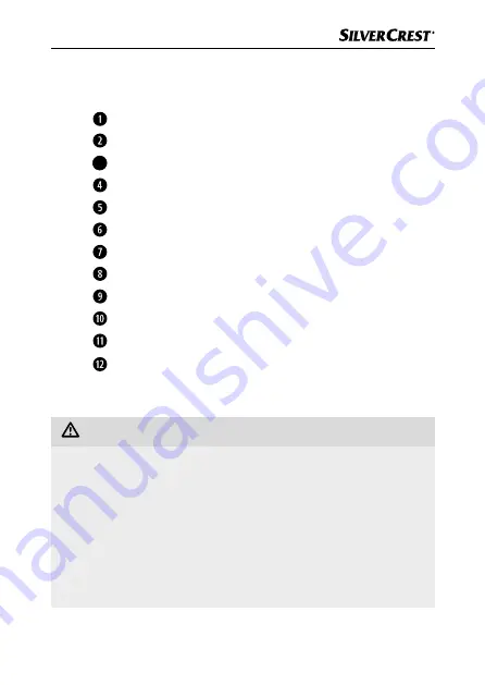 Silvercrest SAD 12 C3 Operating Instructions Manual Download Page 10