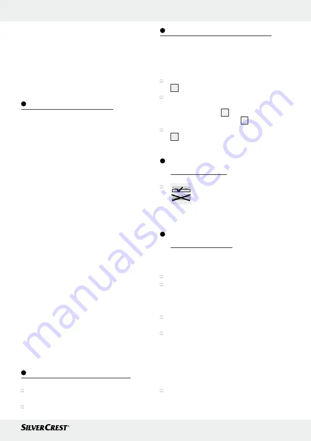 Silvercrest SBF 75 Operation And Safety Notes Download Page 11