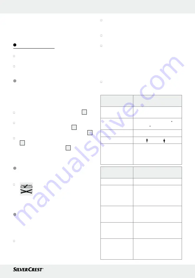 Silvercrest SBF 76 Operation And Safety Notes Download Page 25