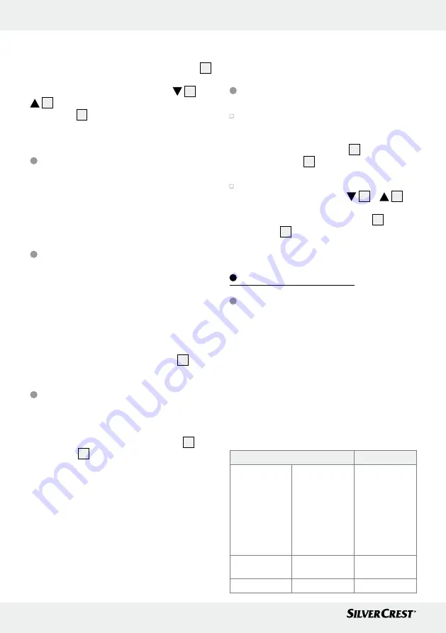 Silvercrest SBF 76 Operation And Safety Notes Download Page 42