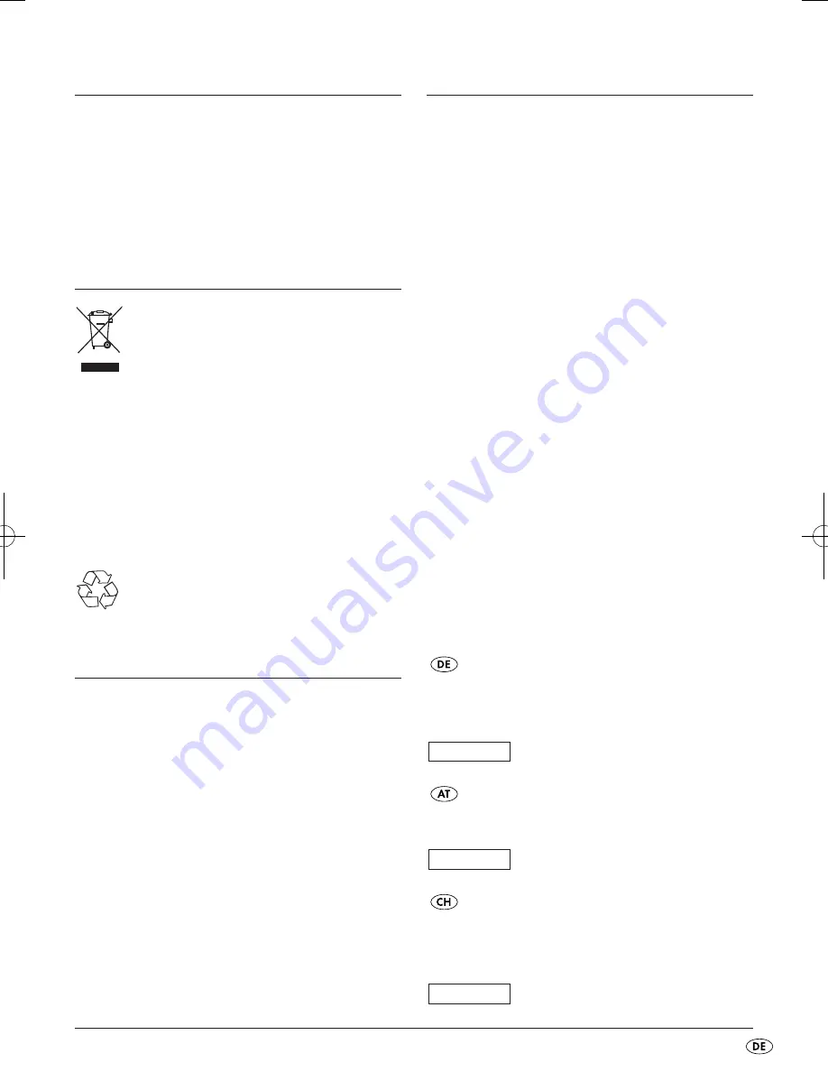 Silvercrest SBW 1000 A2 Operating Instructions Manual Download Page 43