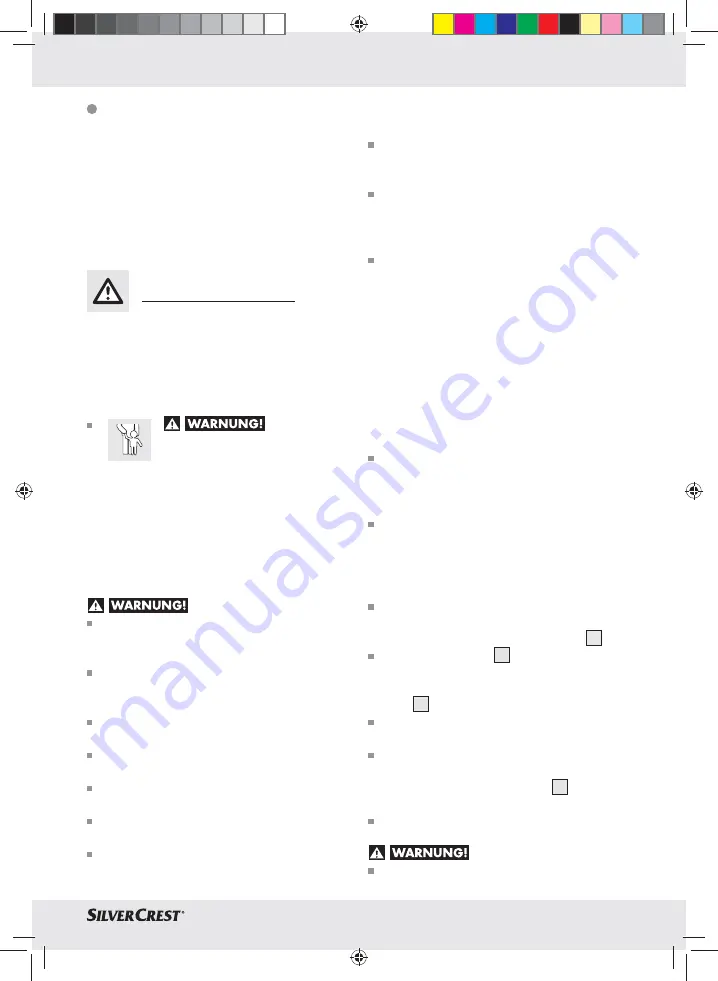 Silvercrest SDB 1500 A1 Operation And Safety Notes Download Page 7