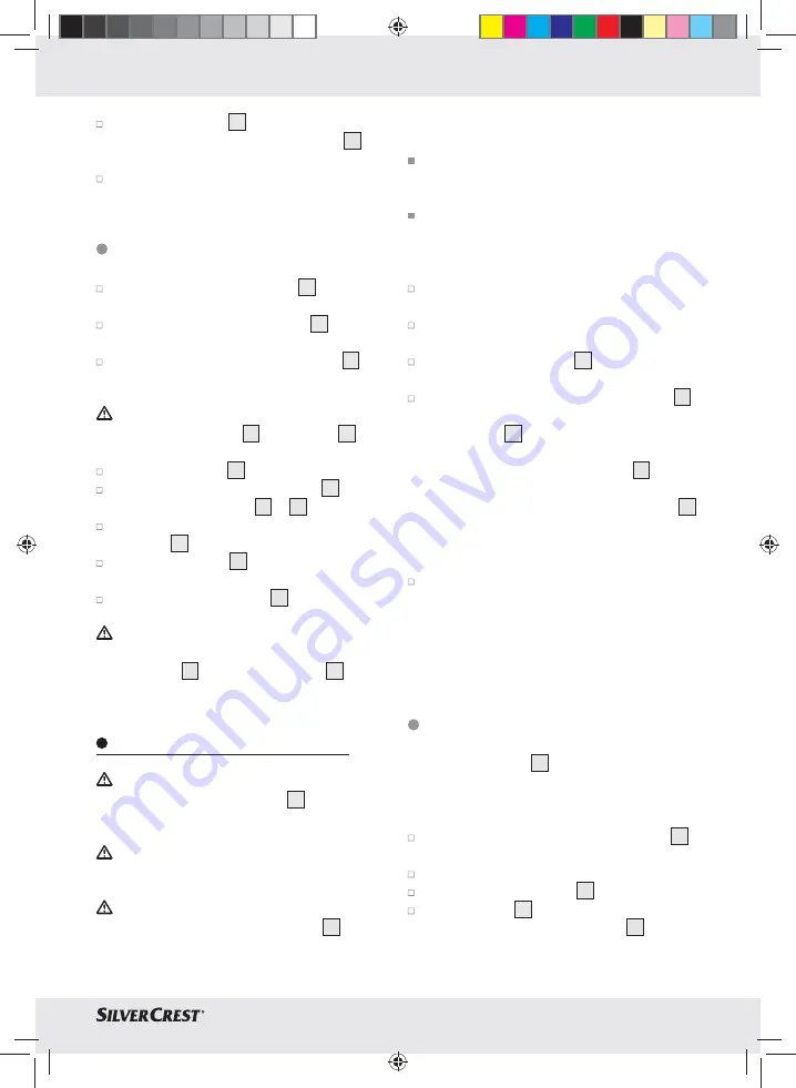 Silvercrest SDB 1500 A1 Operation And Safety Notes Download Page 21