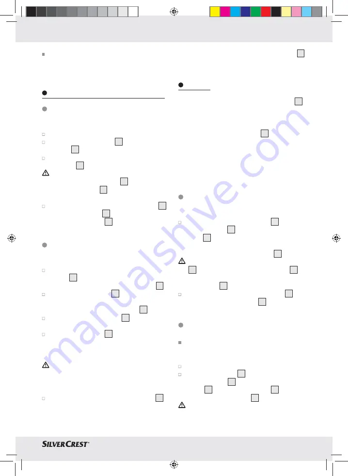 Silvercrest SDB 1500 A1 Operation And Safety Notes Download Page 31