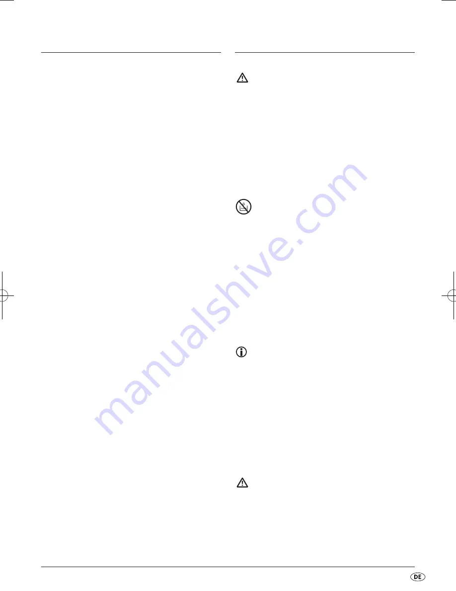 Silvercrest SFW 250 A1 Operating Instructions Manual Download Page 9