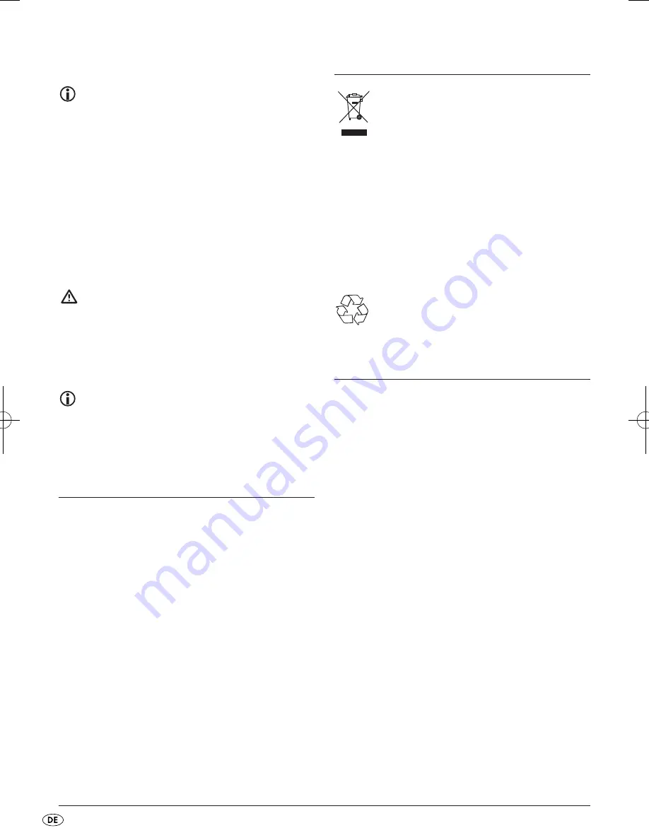 Silvercrest SFW 250 A1 Operating Instructions Manual Download Page 50