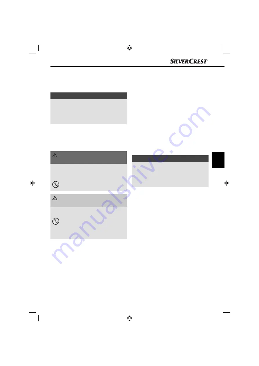 Silvercrest SHMSB 300 A1 Operating Instructions Manual Download Page 50