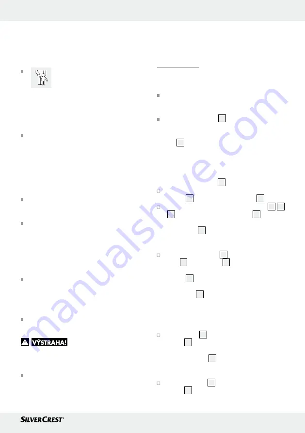 Silvercrest SHS 12.0 A1 Operation And Safety Notes Download Page 31