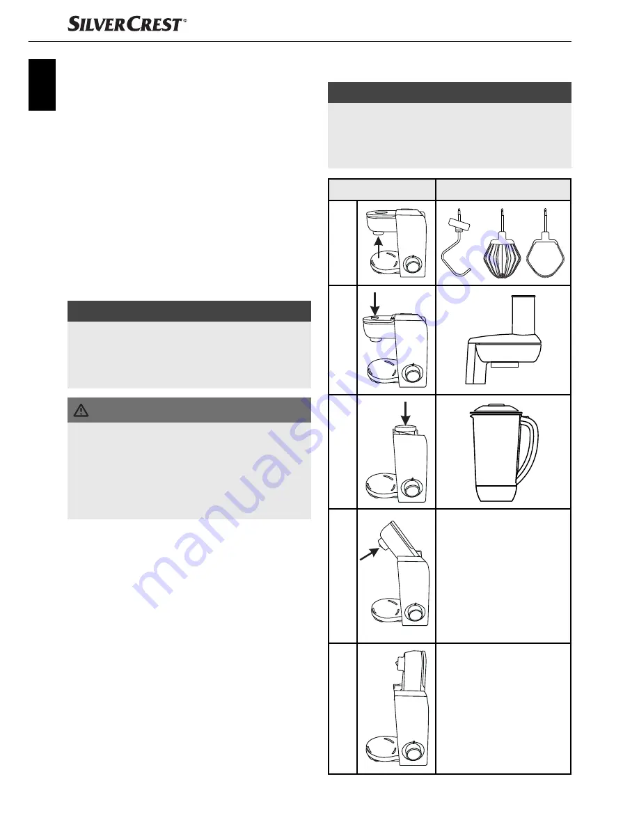 Silvercrest SKM 550 B1 Operating Instructions Manual Download Page 10