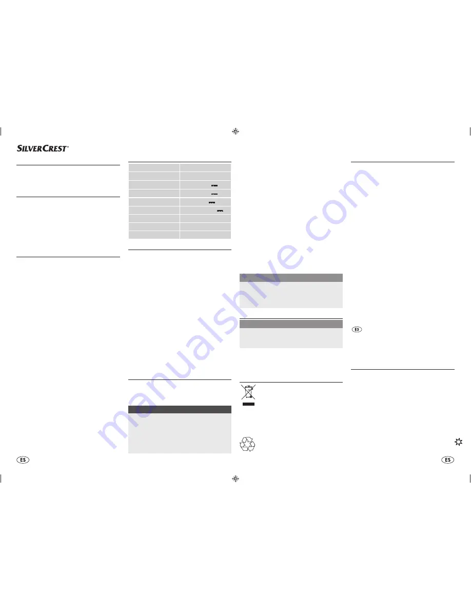 Silvercrest SLM 11 A1 User Manual Download Page 1