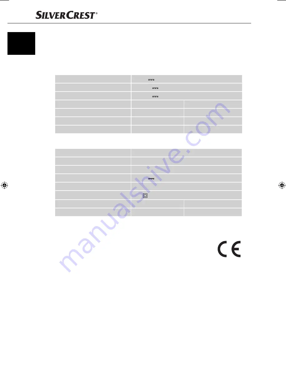 Silvercrest SLS 2000 B2 Operating Instructions Manual Download Page 13