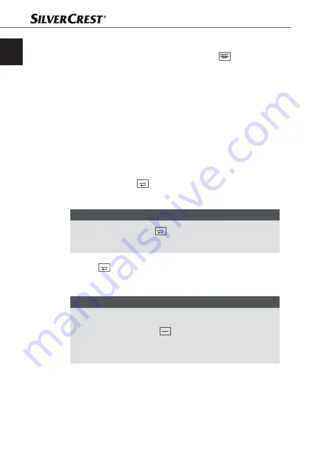 Silvercrest SNAW 1000 C1 Operating Instructions Manual Download Page 13