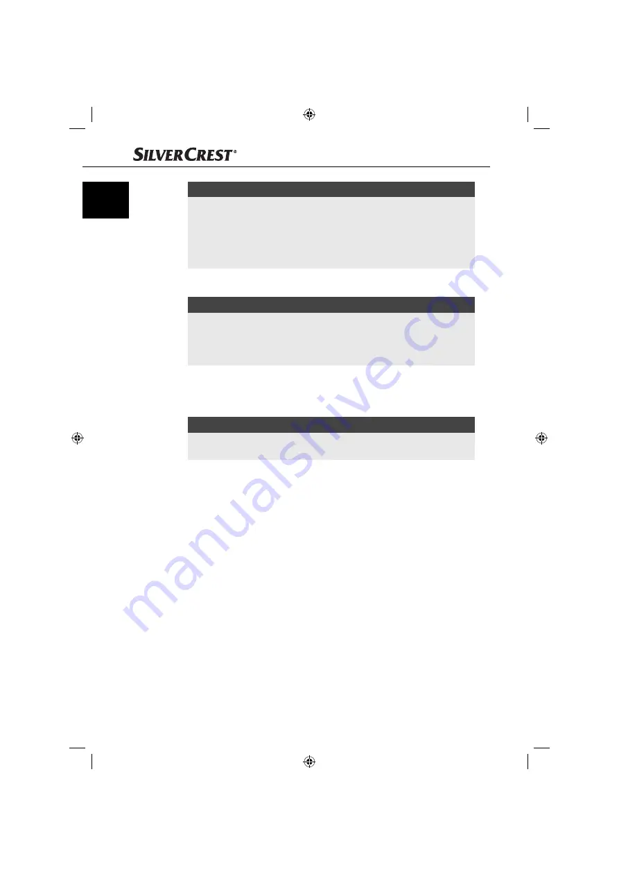 Silvercrest SNS 45 A3 Operating Instructions Manual Download Page 25