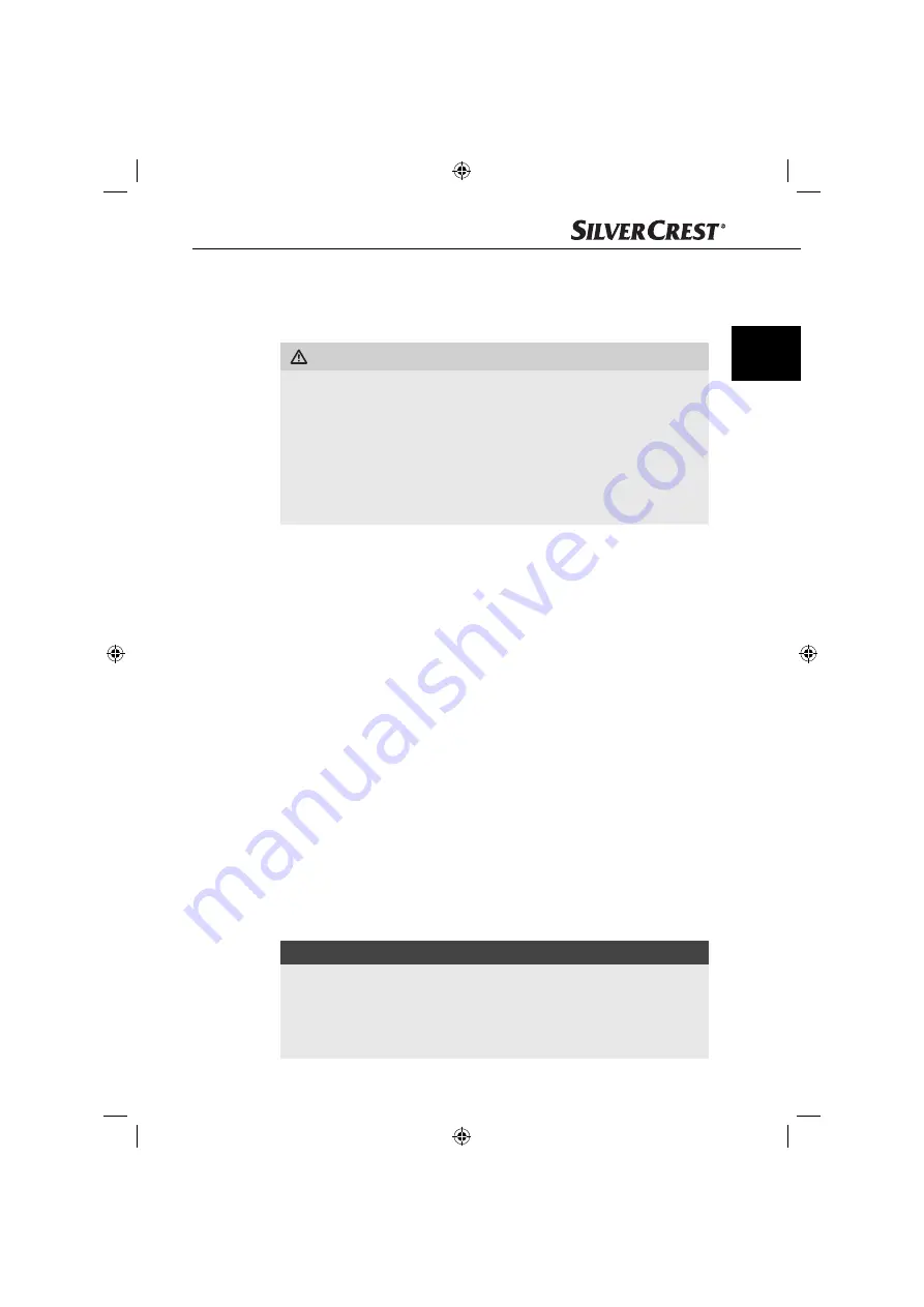 Silvercrest SNS 45 A3 Operating Instructions Manual Download Page 44