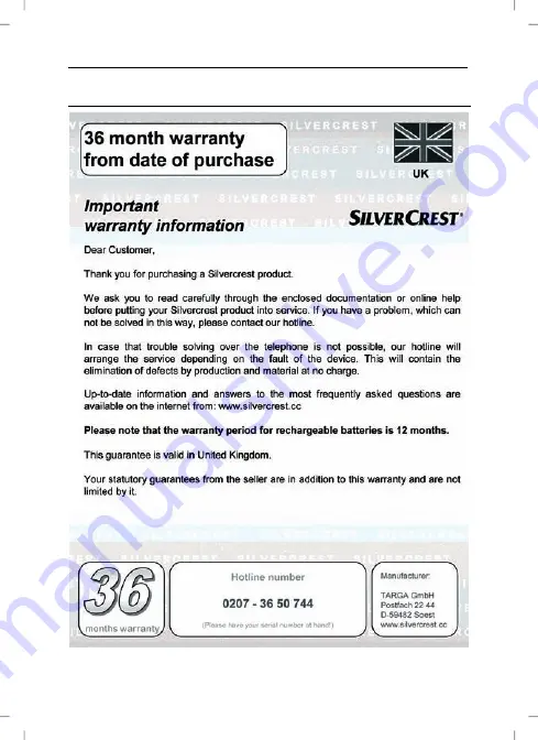 Silvercrest SOML 807 A1 User Manual Download Page 21