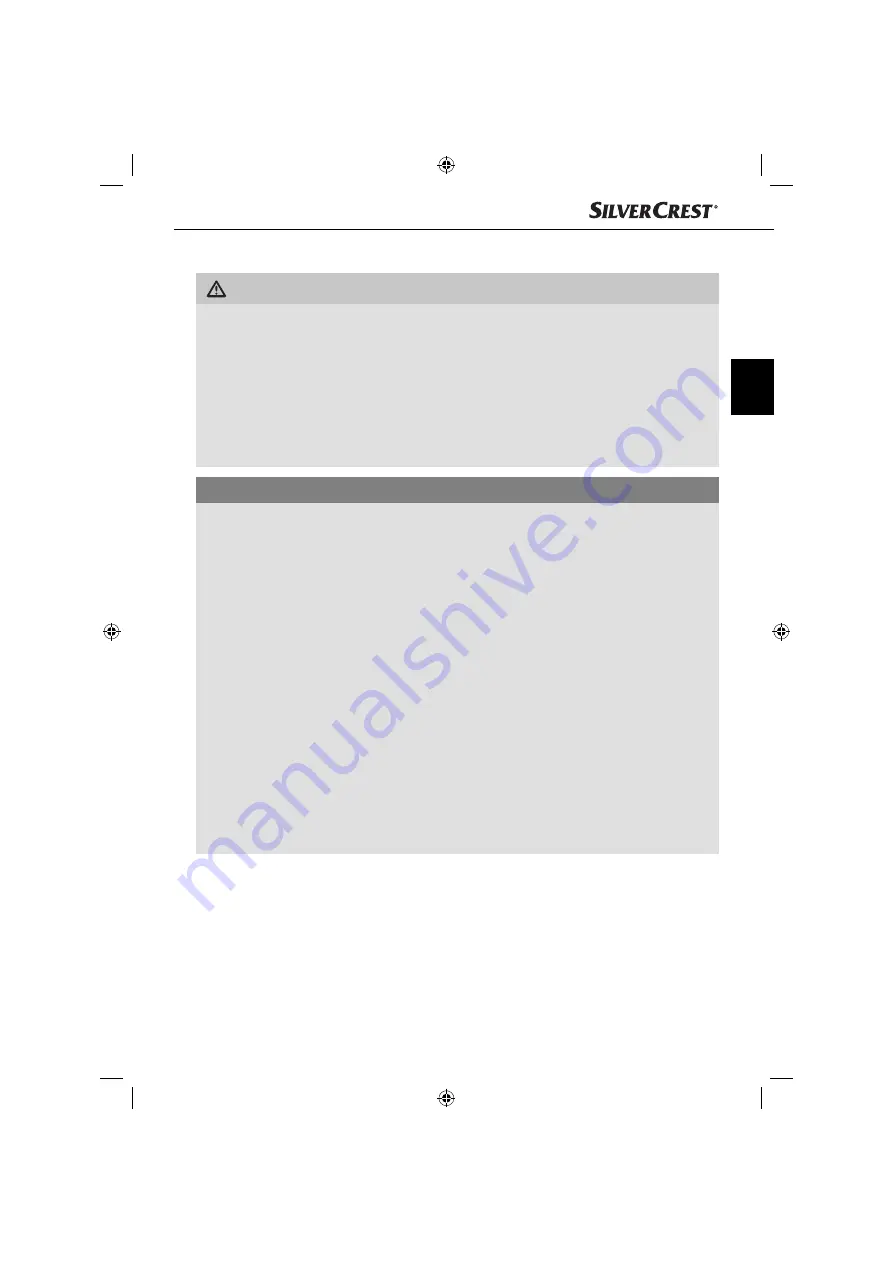 Silvercrest SPW 180 C3 Operating Instructions Manual Download Page 22