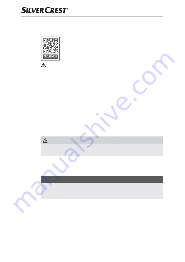 Silvercrest SRGF 1400 A1 Short Manual Download Page 5