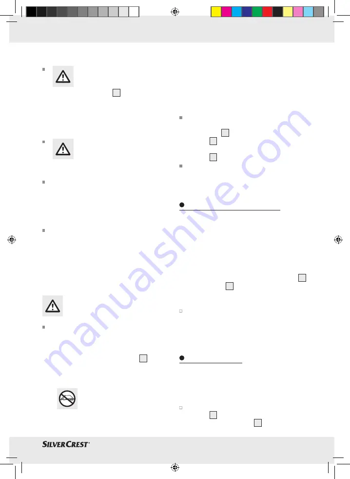 Silvercrest SRNH 100 A2 Operation And Safety Notes Download Page 17