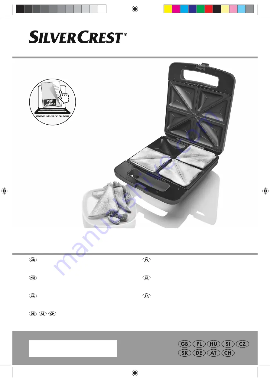 Silvercrest SSWM 1400 A1 Operating Instructions Manual Download Page 1