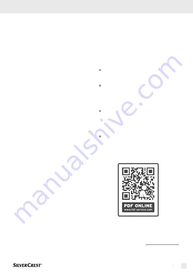 Silvercrest STHL 2000 A1 Operating And Safety Instruction Download Page 131