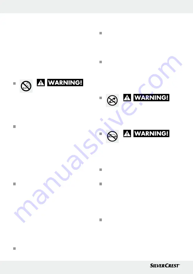 Silvercrest SWD 100 E2 Operating Instructions And Safety Advices Download Page 7