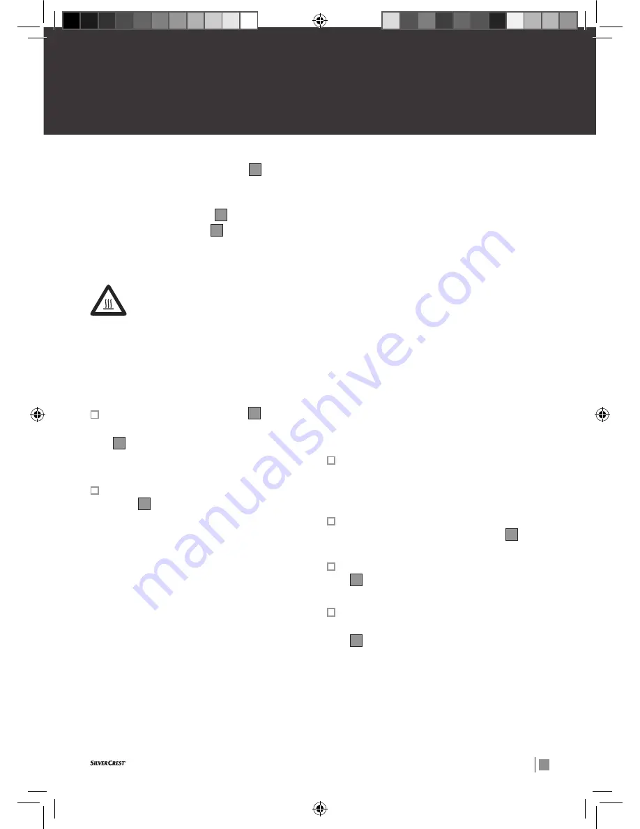 Silvercrest SWG 500 A1 Operation And Safety Notes Download Page 21