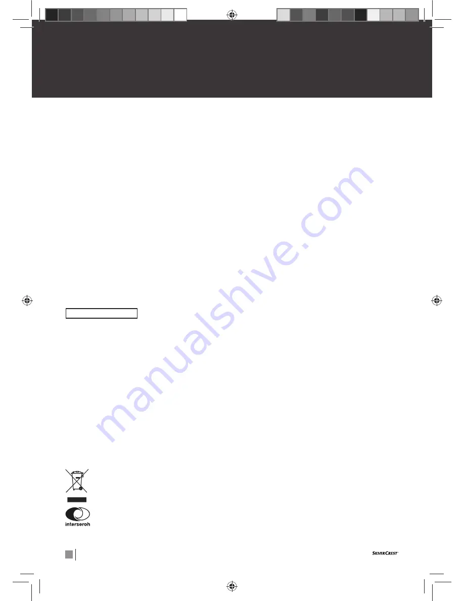 Silvercrest SWG 500 A1 Operation And Safety Notes Download Page 24