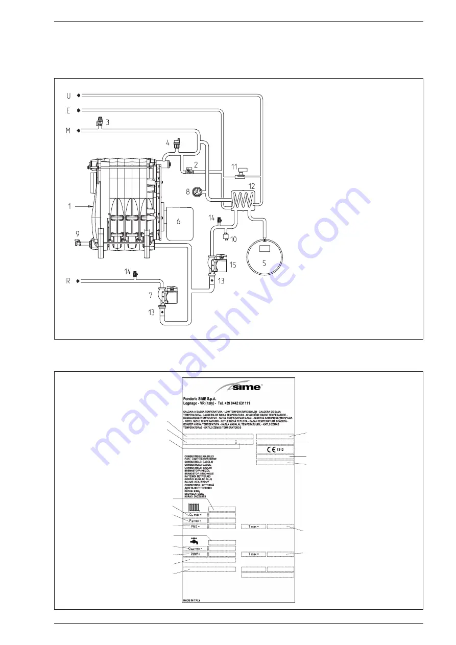 Sime 1312CQ188R Installer'S Instructions Download Page 48