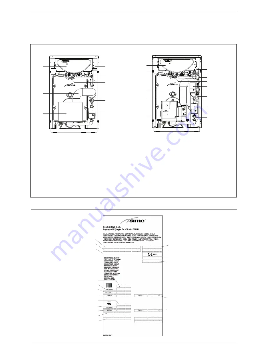 Sime 1312CQ188R Installer'S Instructions Download Page 68