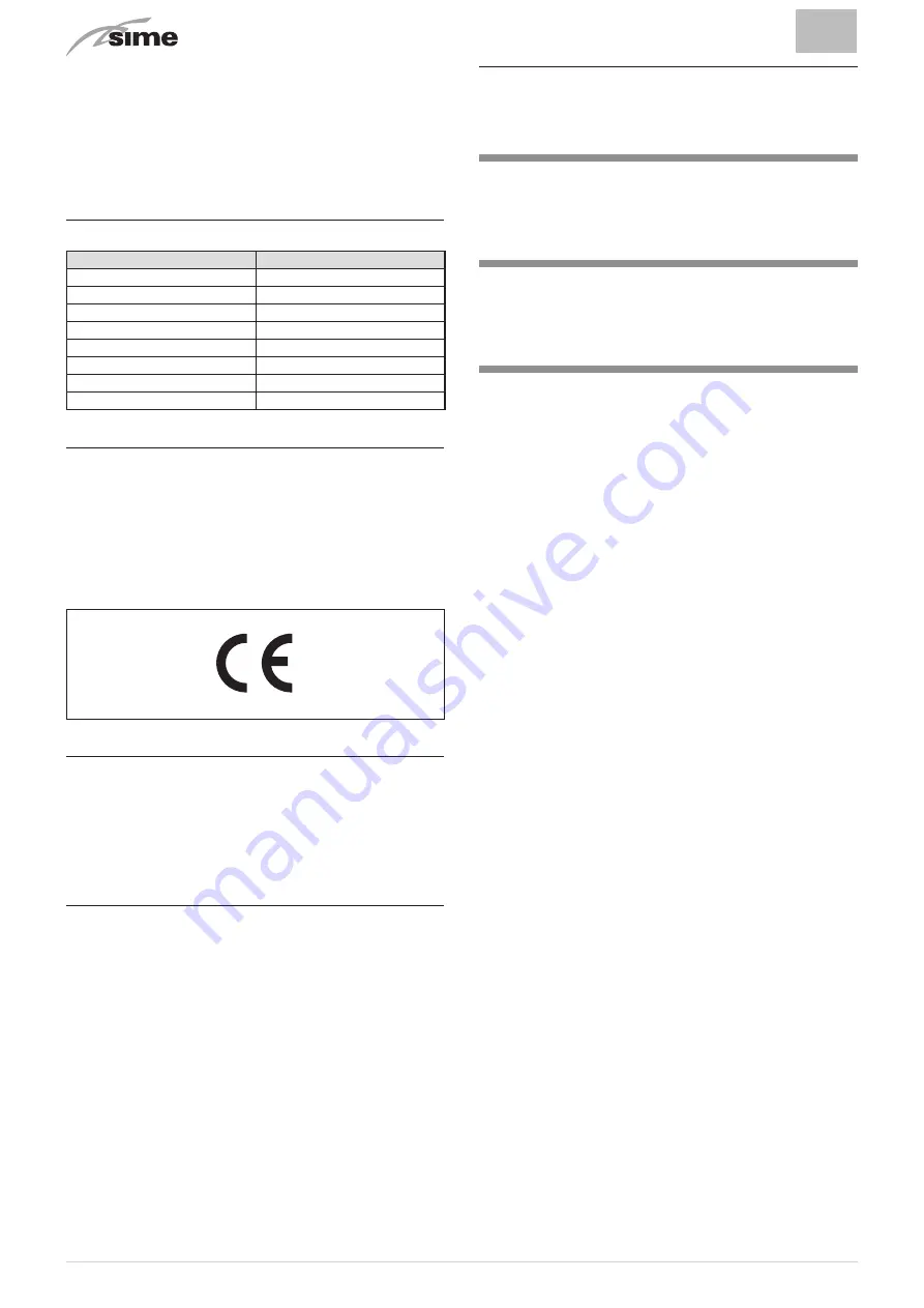 Sime 8104340 User Operating, Installation And Servicing Instructions Download Page 34