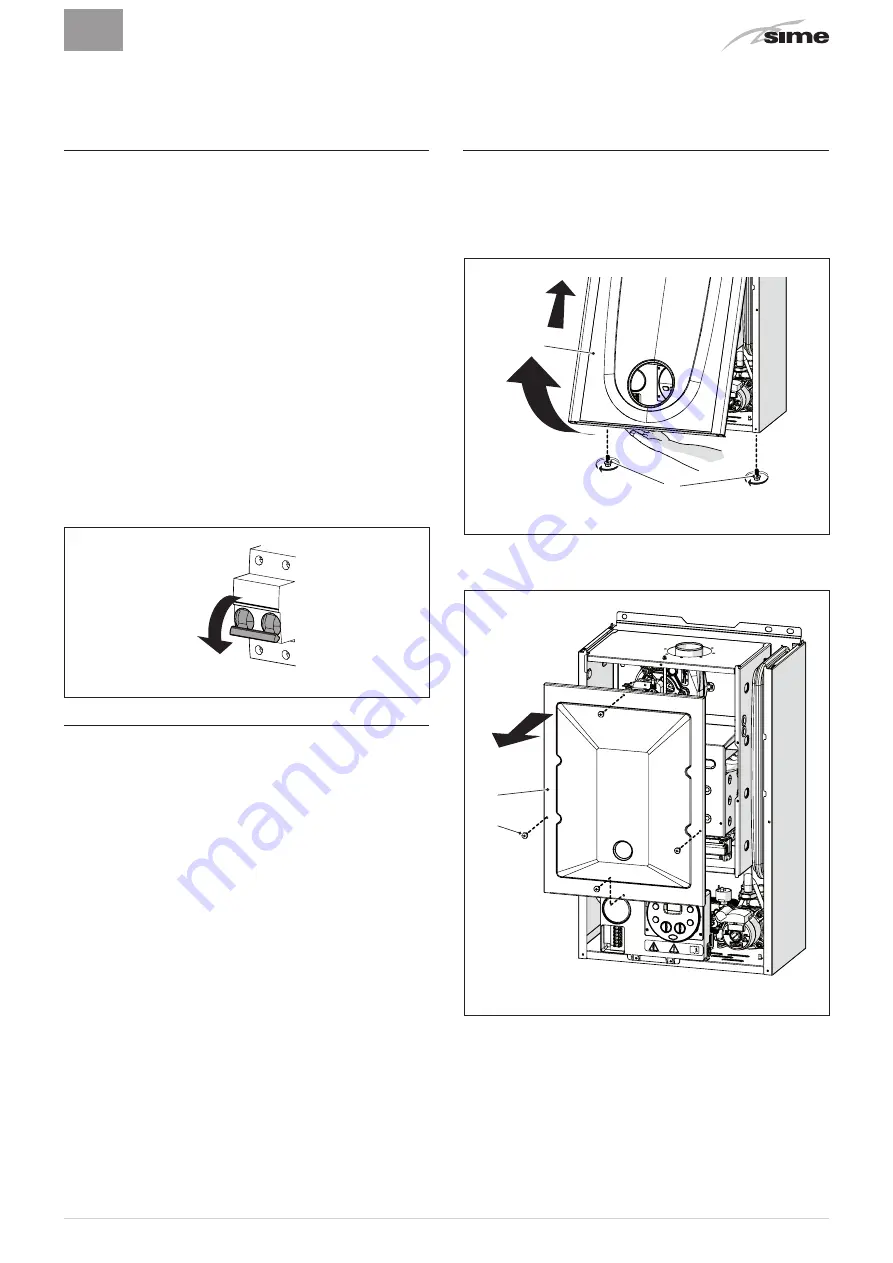 Sime 8112100 User, Installation And Servicing Instructions Download Page 39