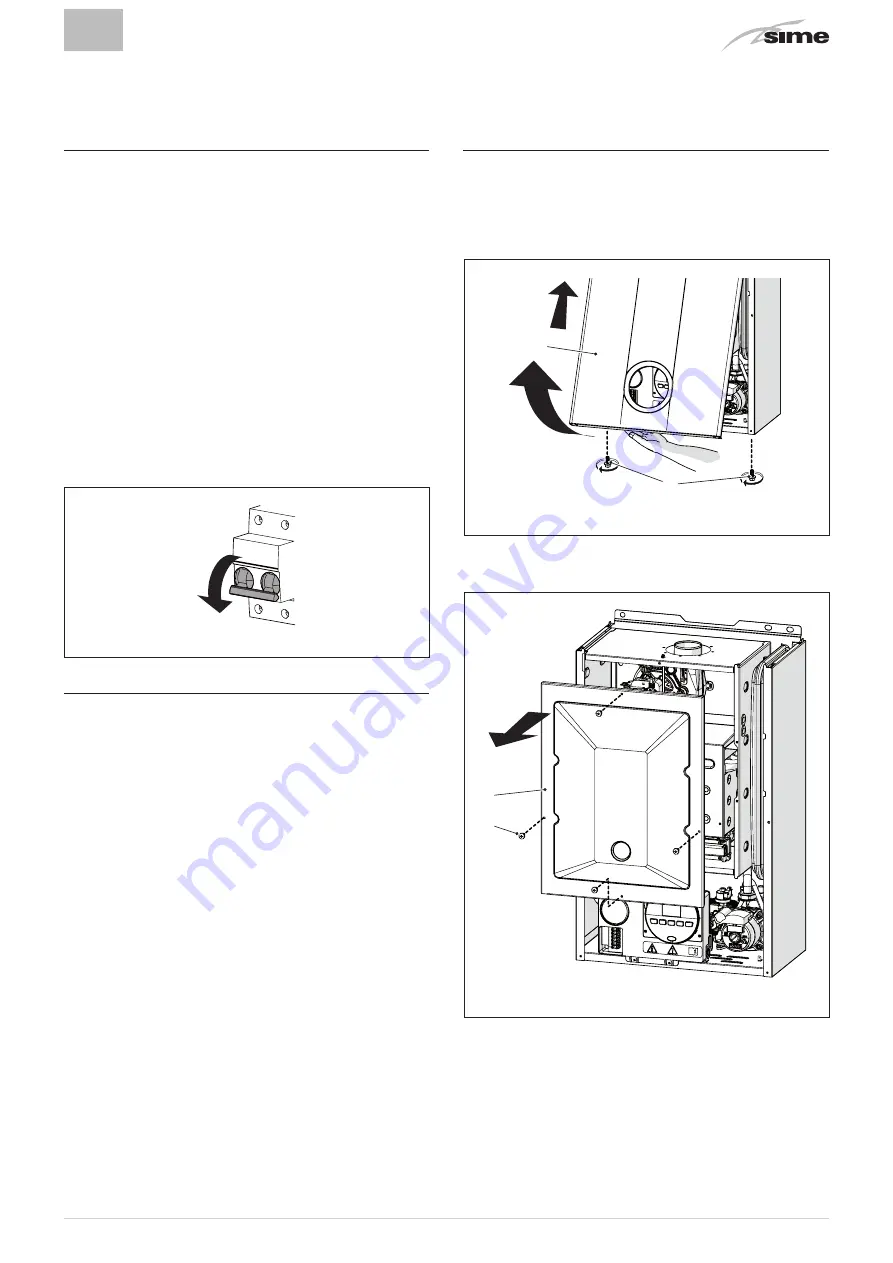 Sime 8112500 Installation And Maintenance Manual Download Page 31