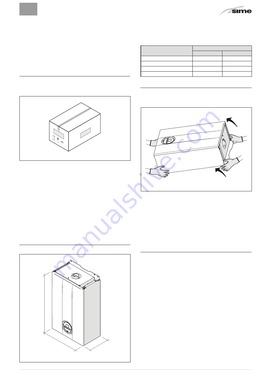 Sime 8112500 Installation And Maintenance Manual Download Page 45