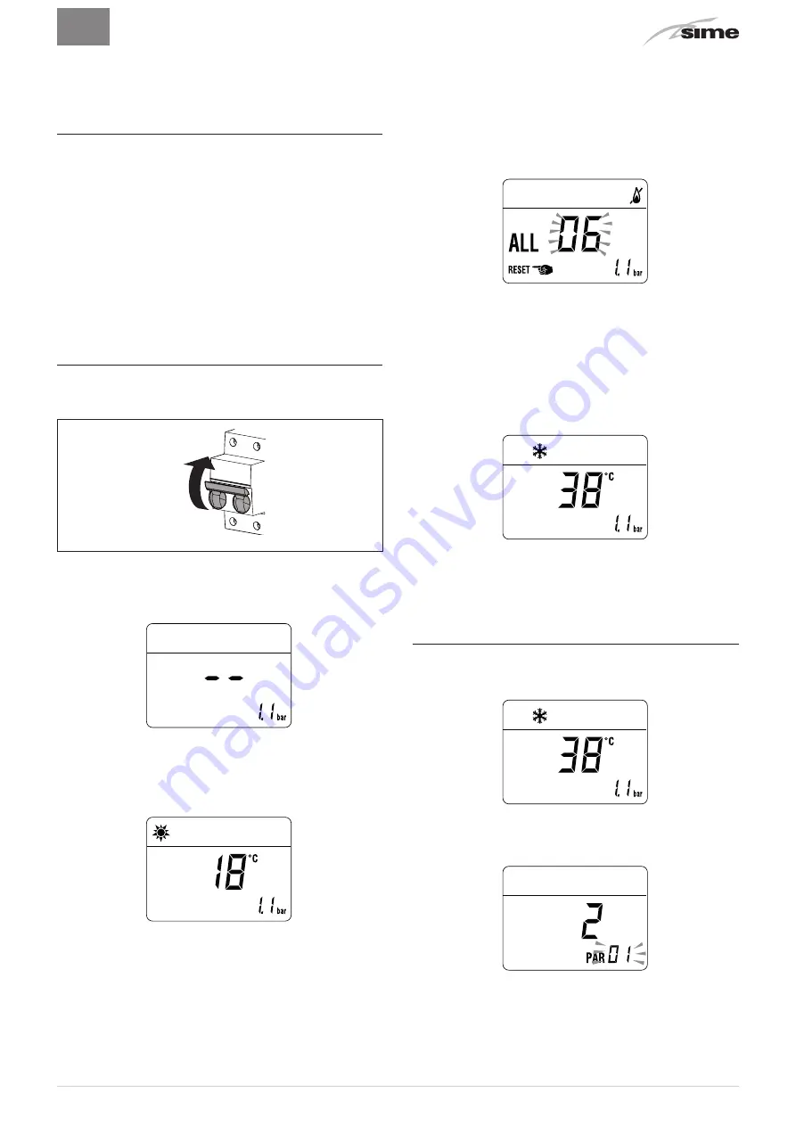 Sime 8112500 Installation And Maintenance Manual Download Page 89