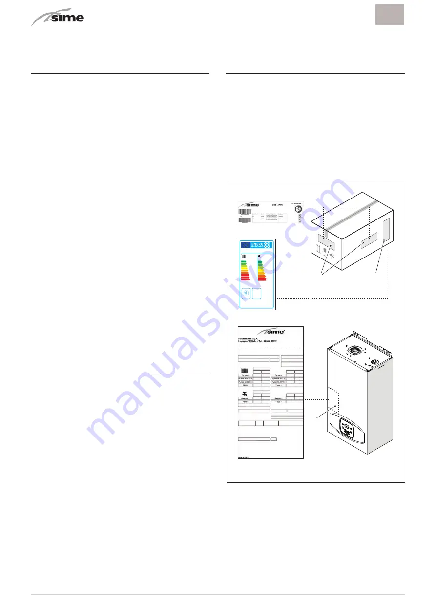 Sime 8115020 User, Installation And Servicing Instructions Download Page 50