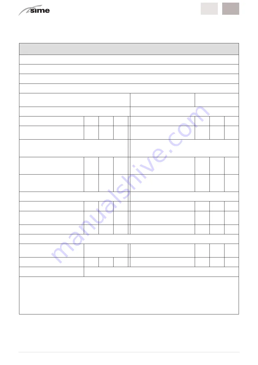 Sime 8115020 User, Installation And Servicing Instructions Download Page 80