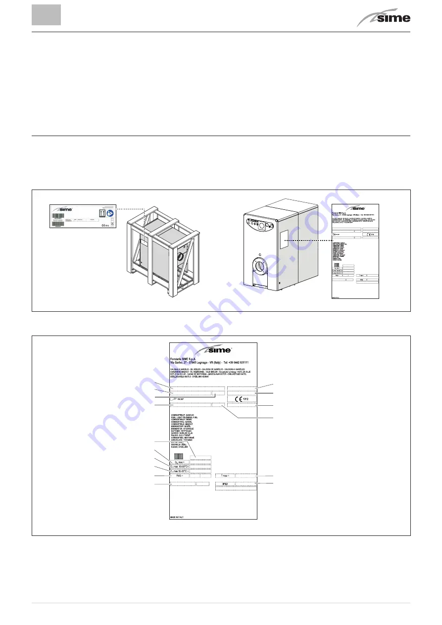 Sime 8115300 User, Installation And Servicing Instructions Download Page 71