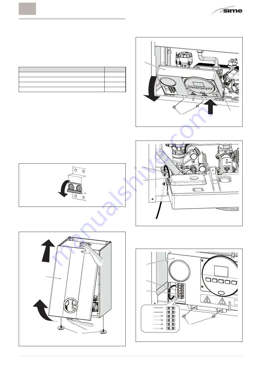 Sime BRAVA SLIM 40 BF Installation And Maintenance Manual Download Page 17