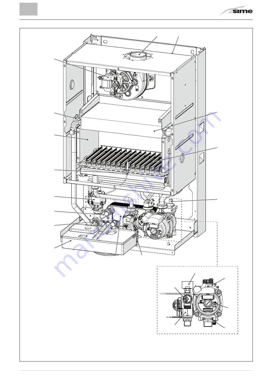 Sime BRAVA SLIM 40 BF Installation And Maintenance Manual Download Page 39