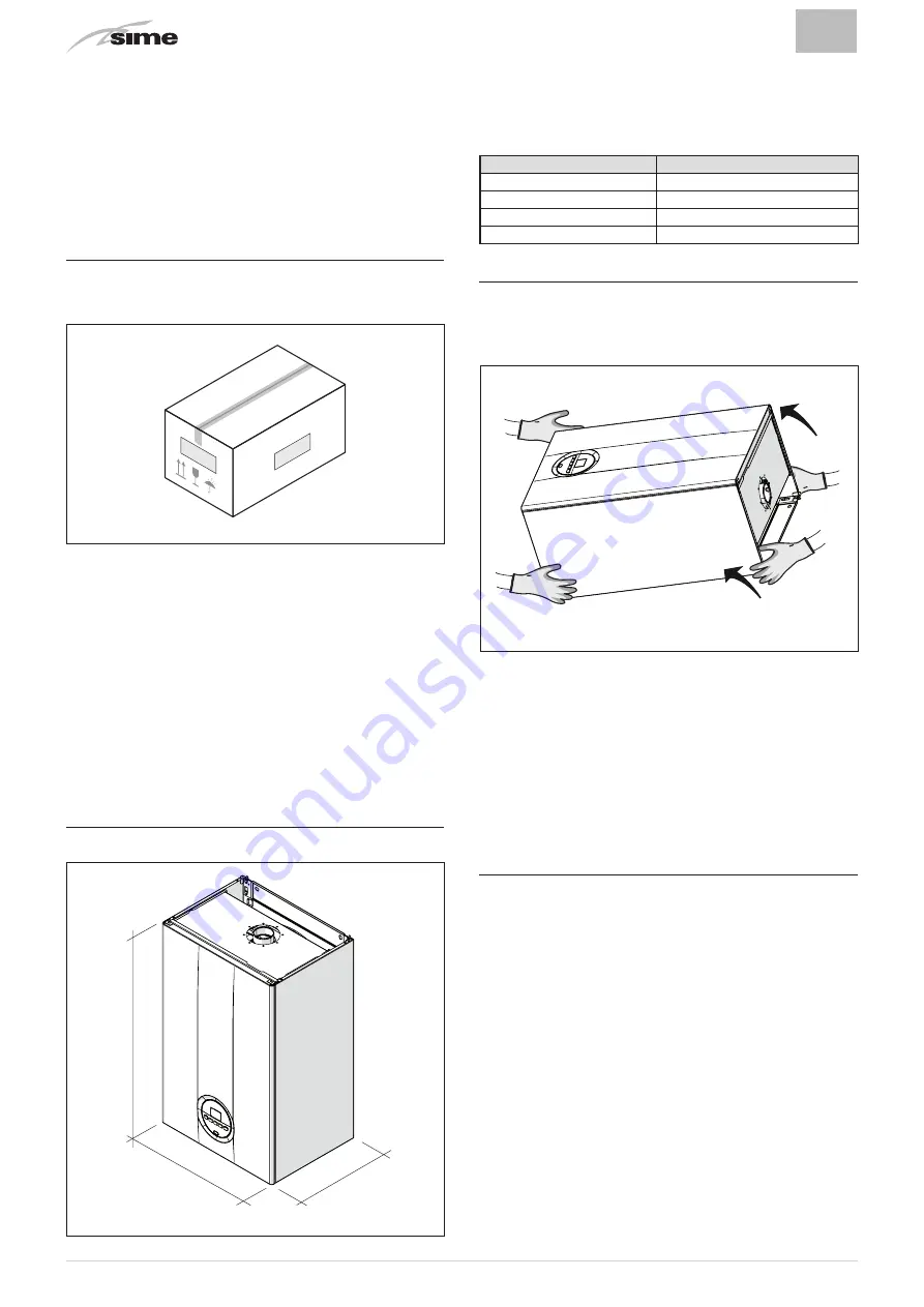 Sime BRAVA SLIM 40 BF Installation And Maintenance Manual Download Page 44