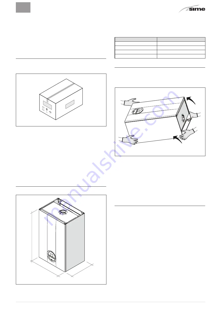 Sime BRAVA SLIM 40 BF Installation And Maintenance Manual Download Page 77