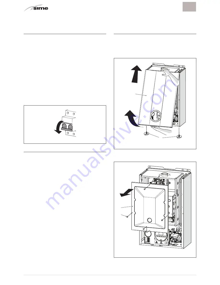 Sime Brava Slim BF Installation And Maintenance Manual Download Page 30